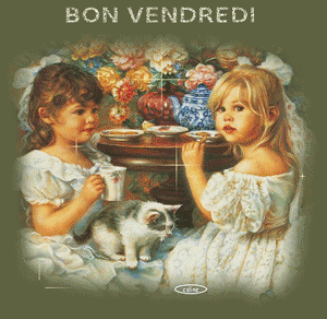 Gif animé Bon vendredi filles